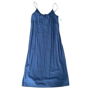 Blue Spaghetti Strap Dress
